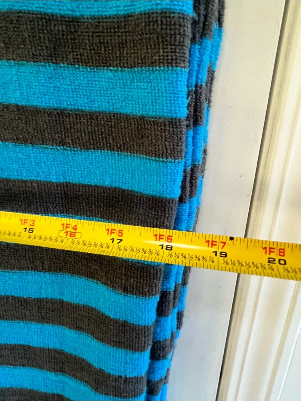 🏄‍♂️Ho Stevie! Surfboard Sock Cover- Blue & Gray Striped 9'0
